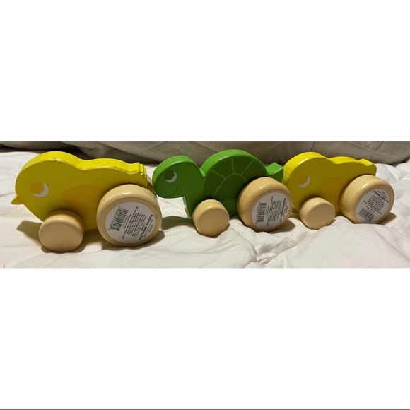 3 Piece Wooden Push Cars